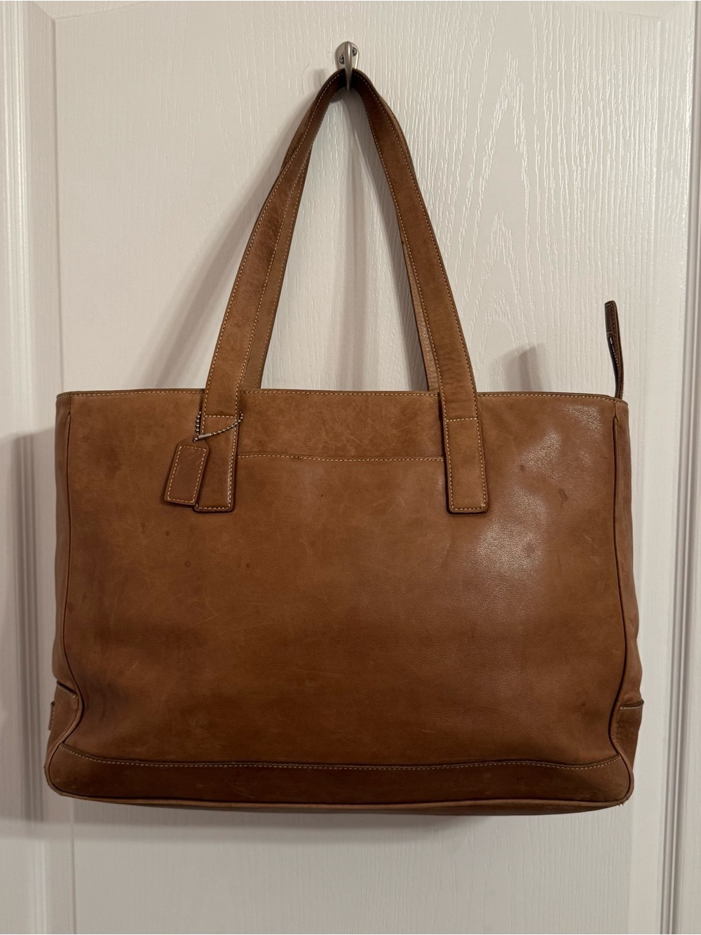 Vintage Coach Classic Hamptons Large Brown Leather Tote Bag 7790- Project Bag